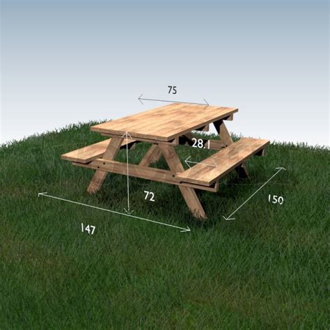 Plans De Patio Table à Bois