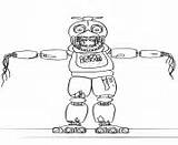 Withered Fnaf Ignited Freddys Springtrap sketch template
