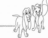 Coloring Hound Fox Pages Print Popular sketch template