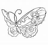 Coloring Butterfly Elegant Coloringcrew sketch template