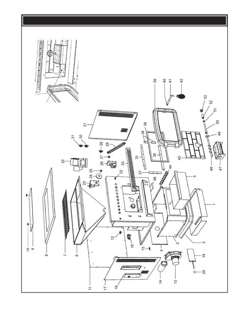 repair parts diagram  united states stove company  user manual page