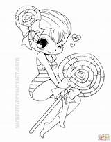 Coloring Pages Girls Pretty Girl Anime Chibi Popular sketch template