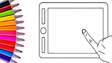 ipad drawing coloring page youtube