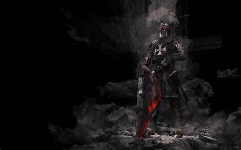 hd wallpaper knight warrior sword artwork artist digital art hd