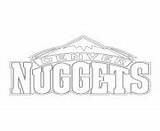 Nuggets sketch template