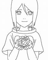 Drawing Line Konan Child Naruto Getdrawings sketch template