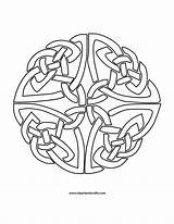 Celtic Mandalas Knot sketch template