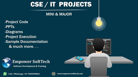 mini major btech mtech masters projects cse  hyderabad empower softtech