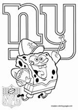 Coloring Pages Giants York Nfl sketch template