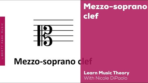 What Is A Mezzo Soprano Clef Music Theory 3 Video Lesson Youtube