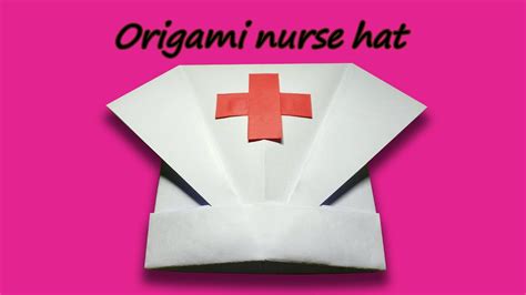 paper nurse hat origami nurse hat origami doctor cap