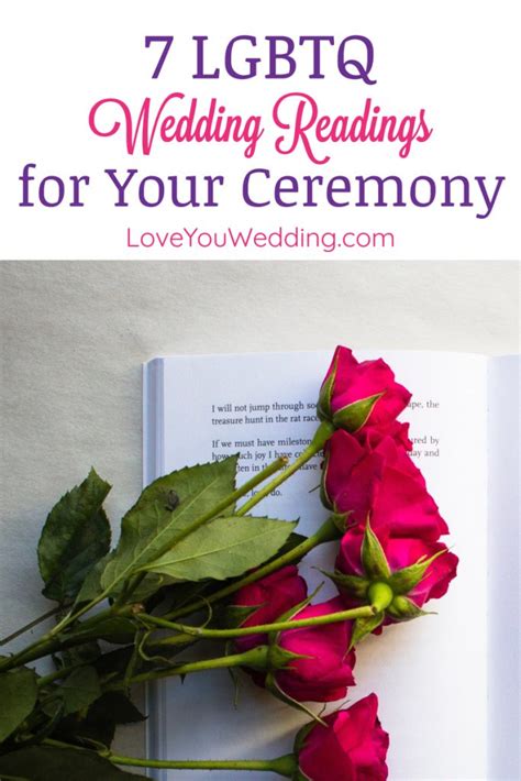 these 7 lesbian and gay wedding ceremony readings are melting our hearts
