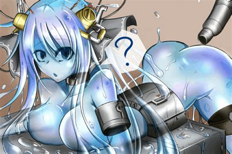 rule 34 1girl ahe gao anal animated ass blue eyes blue skin breasts collar double