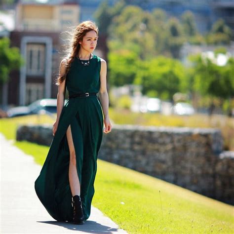 greens intense fashion beautiful maxi dresses gowns  elegance