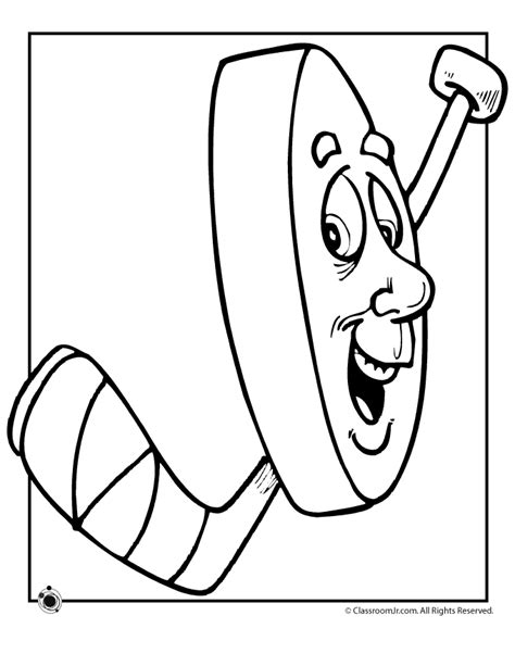 hockey coloring pages woo jr kids activities