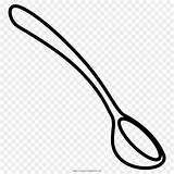 Spoon Drawing Coloring Clip Clipart Book Sketch Template sketch template