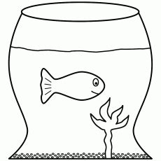 simple drawing  goldfish clip art library