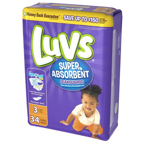 luvs super absorbent leakguards super soft diapers size   ct walmartcom