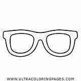 Oculos Colorir Sunglasses sketch template