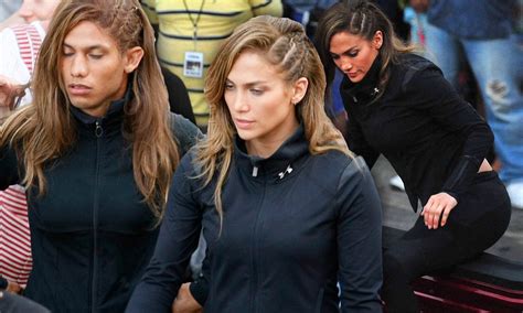 jennifer lopez has a stunt double for her new video clip