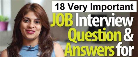 important job interview questions  answers sample job interview preparation