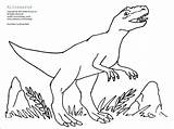 Coloring Dinosaur Allosaurus Sheets Below Zoom sketch template