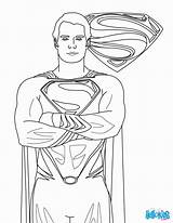 Superman Coloring Pages Steel Man Justice League Easy Print Young Online Color Getcolorings Popular Super Hellokids Printable Coloringhome Books sketch template