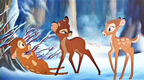 Bambi Ronno And Faline Walt Disney Cartoon Widescreen