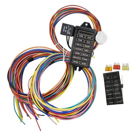 universal  circuit wiring harness diagram universal  circuit auto wiring harness universal