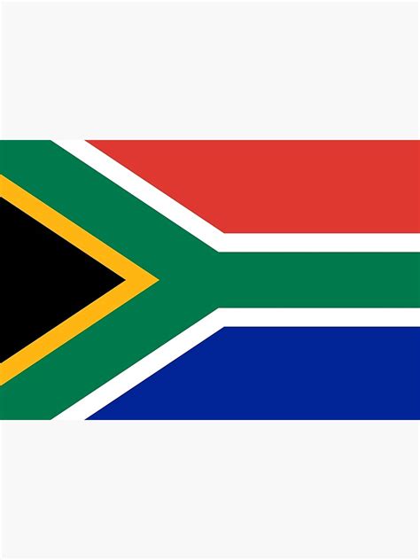 vlag van suid afrika flag  south africa art print  sale  martstore redbubble