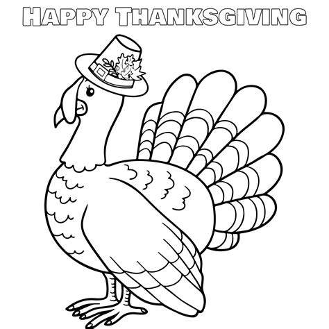 preschool thanksgiving turkey coloring pages