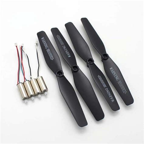 pcs rc drone motors ccw cw engine motor propellers blades drone spare parts  syma