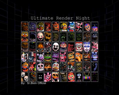 cducn ultimate render night ucn roster  arcadeplay  deviantart