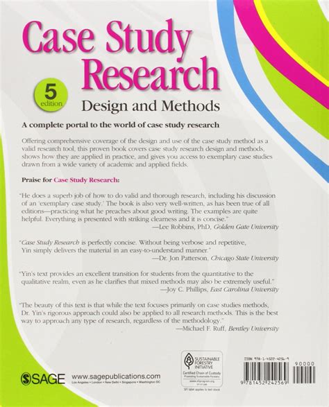 case study research design  methods robert yin