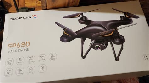 snaptain sp drone unboxing  review youtube