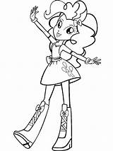 Coloring Pie Pinkie Pages Pony Little Getdrawings sketch template