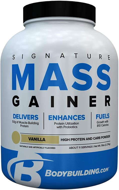 bodybuildingcom signature signature mass gainer  lbs vanilla