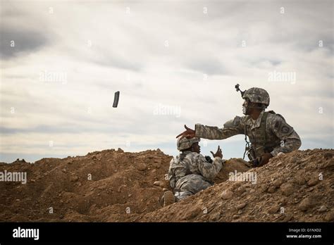 fort irwin california usa  aug  paratroopers    brigade combat team