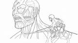 Titan Eren Colosal Shingeki Titans Kyojin Shifters Colossal Yeager Ymir Img13 sketch template