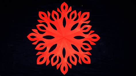 How To Make Paper Snowflake Step By Step Youtube