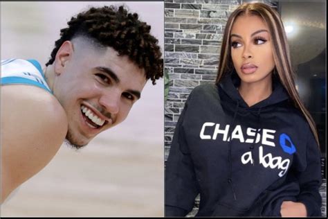 20 year old lamelo ball chilling with his 33 year old ig model