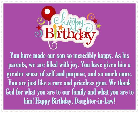 daughter  law birthday cards verses birthdaybuzz
