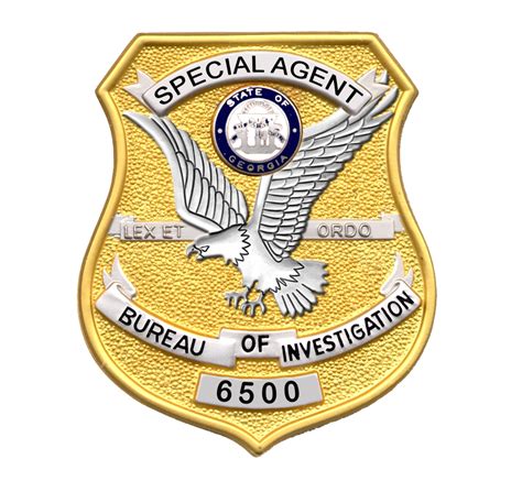 bureau  investigation shield badge