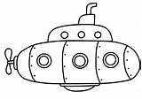 Coloring Pages Submarines Visit sketch template