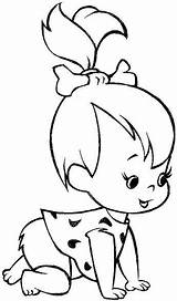 Drawing Pebbles Step Draw Baby Drawings Easy Simple Outline Flintstone Flintstones Line Cartoon Flinstones Pattern Babies Howtodrawdat Flins Cliparts Para sketch template