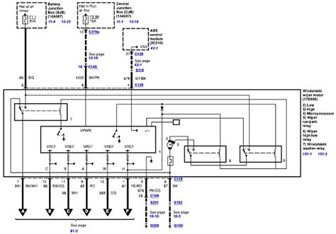 diagram jaguar wiper motor wiring diagrams mydiagramonline