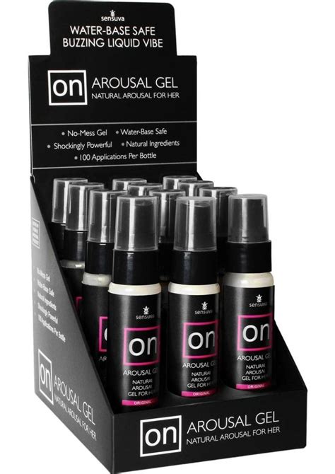 sensuva on arousal gel water base original natural gel for