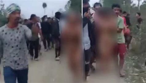 manipur women s stripping naked parade viral video shocks nation pm