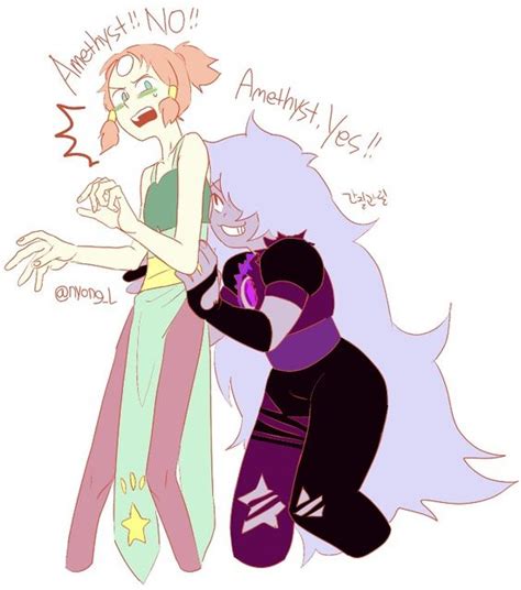 Steven Universe Pearl And Amy These In Fusion Clothes Idk