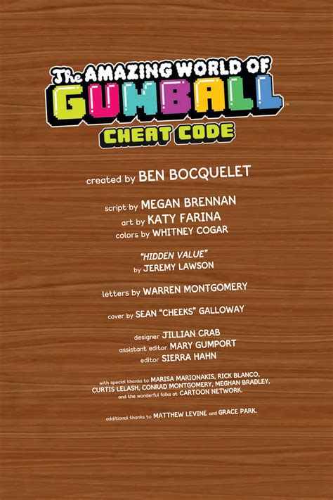 comic book preview the amazing world of gumball cheat code bounding into comics